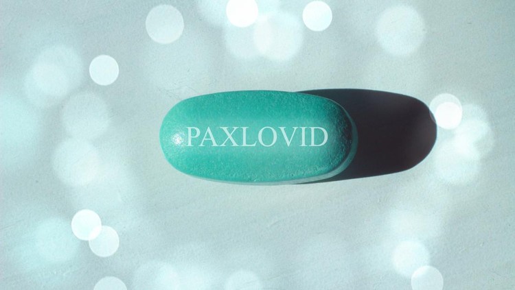 Province of Florence, Italy, 7th December 2021, close up of the pill anti covid by Pfizer, called Paxlovid.