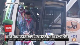 VIDEO: Tiba di Tanah Air, 7 Jemaah Haji Positif Covid-19