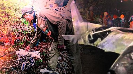Pesawat Jatuh di Blora