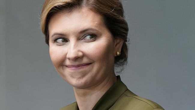 First Lady Ukraina Olenka Zelenska ke AS saat Gempuran Rusia Menggila