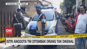 VIDEO: Istri Anggota TNI Ditembak Orang Tak Dikenal di Depan Rumah