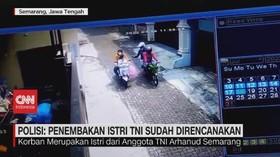 VIDEO: Polisi: Penembakan Istri TNI Sudah Direncanakan