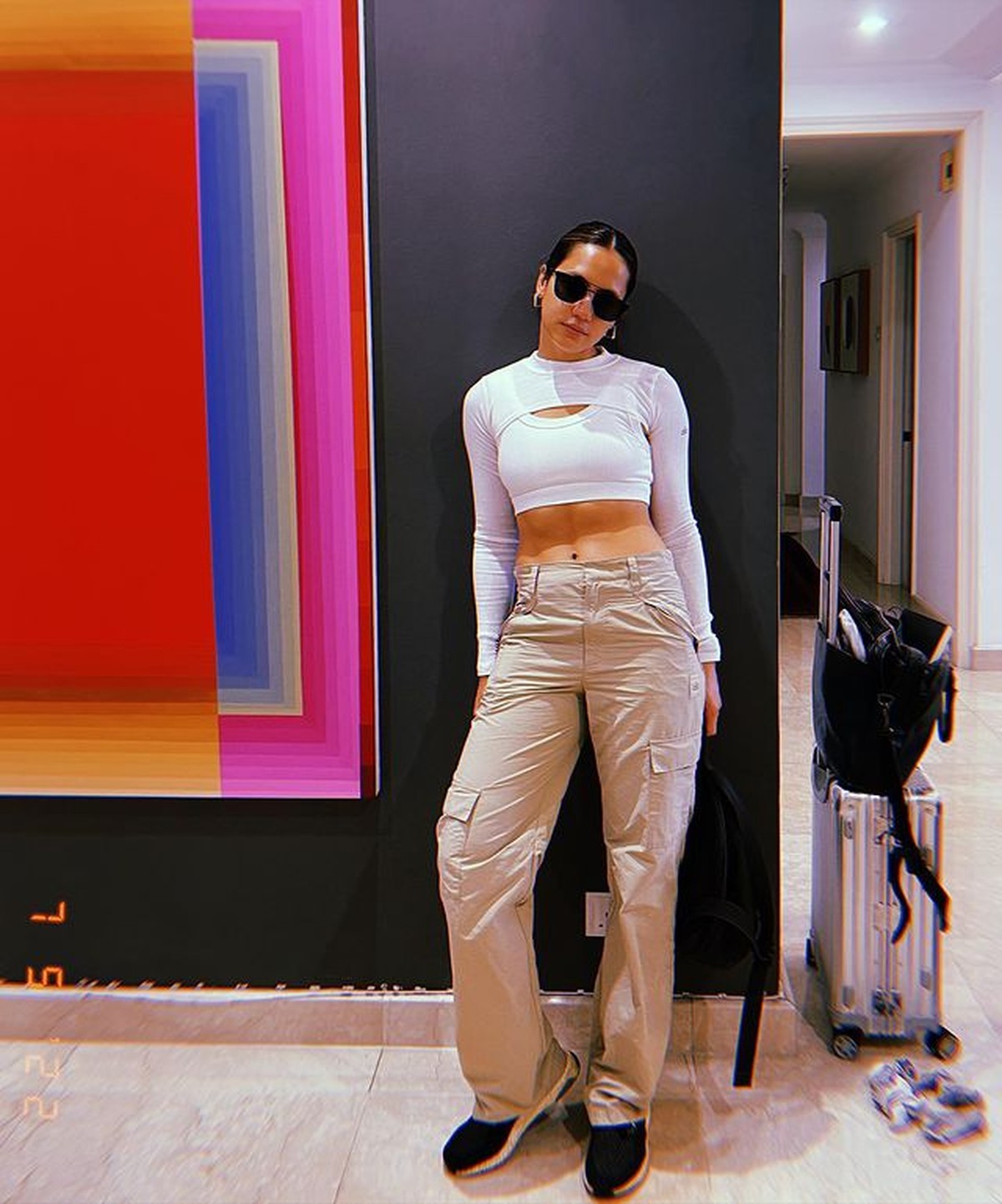 Pevita Pearce Pamer Tubuh Berotot