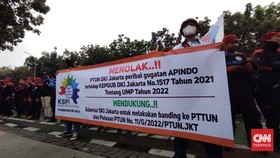 Pemprov DKI Kaji Permintaan Buruh untuk Banding soal UMP