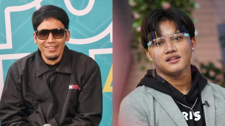 Rizky Febian tertawa kala Desta membahas soal attitude ayahnya