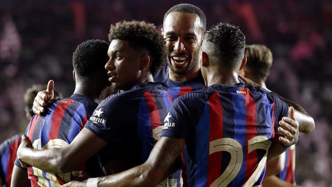 Aubameyang, Depay, Raphinha Cetak Gol, Barcelona Sikat Inter Miami 6-0