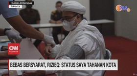 VIDEO: Bebas Bersyarat, Rizieq: Status Saya Tahanan Kota