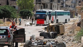 FOTO: Benteng ISIS Digunakan Jadi Lokasi Syuting Film Jackie Chan