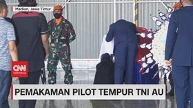VIDEO: Pemakaman Pilot Tempur TNI AU
