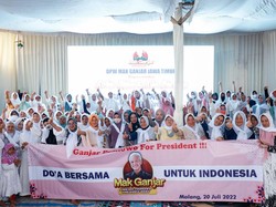 Dukung Ganjar Nyapres, Emak-emak di Jatim: Nasionalis, Religius