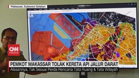 VIDEO: Pemkot Makassar Tolak Kereta Api Jalur Darat