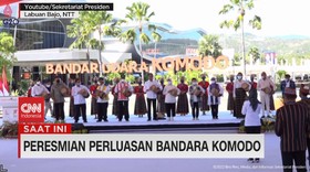 VIDEO: Peresmian Perluasan Bandar Udara Komodo di Labuan Bajo