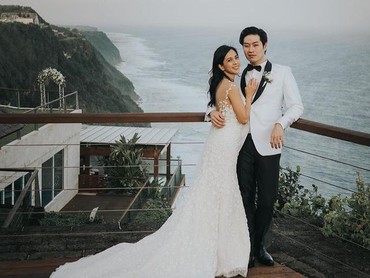 8 Foto Bahagia Pernikahan Yeslin Wang Eks Istri Delon dengan Joon Gi