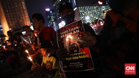 Aksi Seribu Lilin untuk Brigadir J Digelar di Bundaran HI Malam Ini