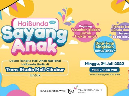 Yuk Main Bareng di HaiBunda Sayang Anak & Dapatkan Uang Tunai Jutaan Rupiah