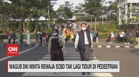 VIDEO: Wagub DKI Minta Remaja SCBD Tak Lagi Tidur di Pedestrian