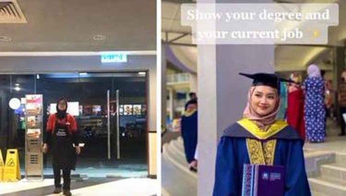 Sosoknya Jadi Viral, Perempuan Lulusan Sarjana Kimia Ini Jadi Pelayan di Restoran Cepat Saji!