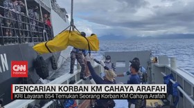 VIDEO: Pencarian Korban KM Cahaya Arafah di Perairan Halmahera