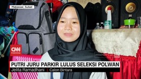 VIDEO: Putri Juru Parkir Berhasil Lulus Menjadi Polwan