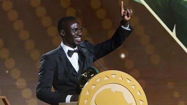 Sadio Mane Pemain Terbaik Afrika 2022 Kalahkan Salah