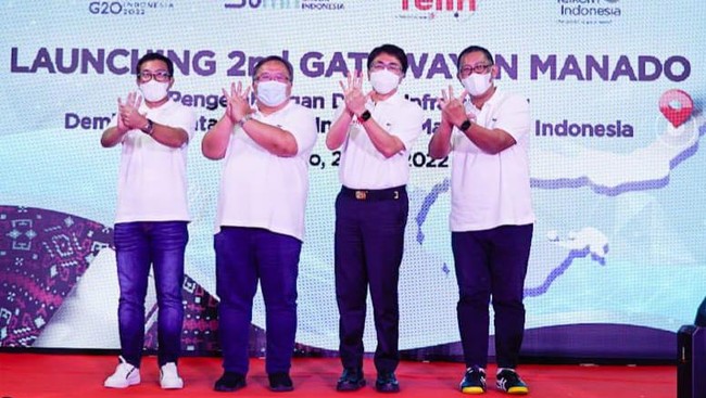 Telkom melalui anak usahanya Telin meresmikan Second Gateway Manado untuk meningkatkan akses telekomunikasi ke kawasan Indonesia timur.
