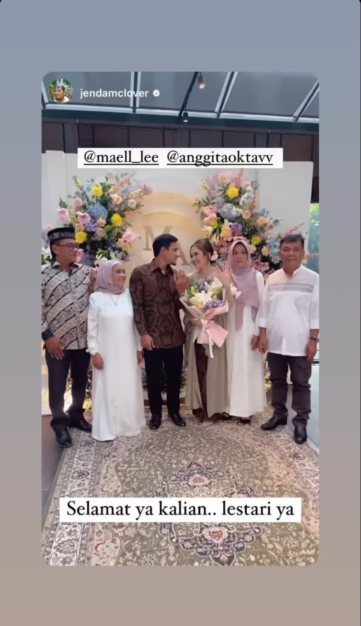 Maell Lee dan Anggita Oktaviani
