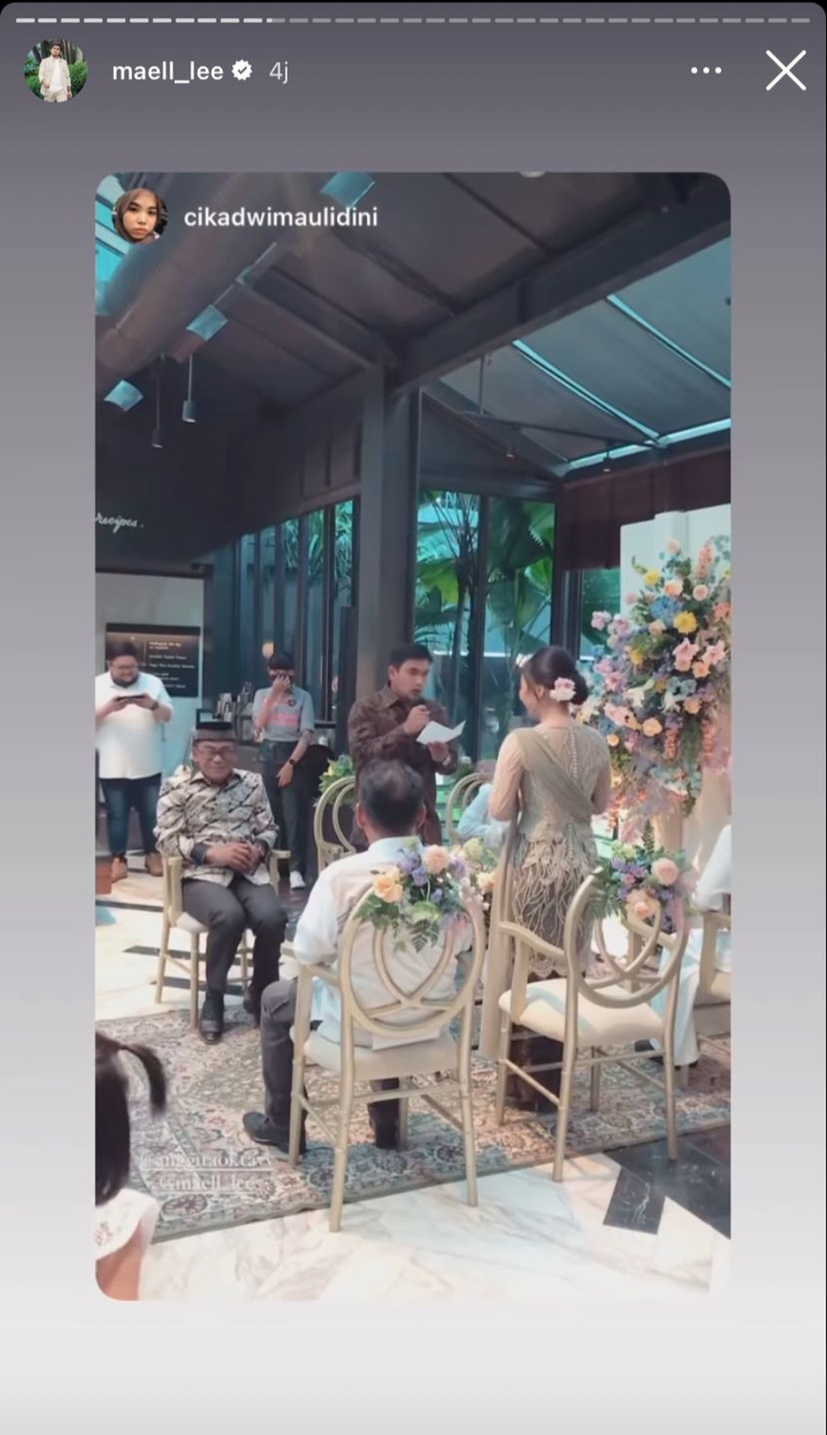 Maell Lee dan Anggita Oktaviani