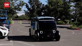 VIDEO: Pengalamaan Bepergian dengan Taksi Robot Tanpa Sopir di AS