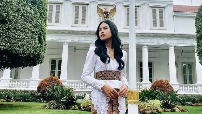 Kerap Kali Diundang Sebagai Tamu di Istana Kepresidenan, Berikut Gaya Anggun Maudy Ayunda dalam Balutan Kain Khas Indonesia