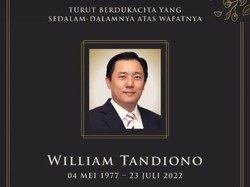 Sosok Mendiang William Tandiono Menantu Dato Sri Tahir