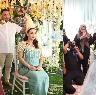 9 Momen Tasyakuran 7 Bulanan Zaskia Gotik Mesra Bareng Suami Tercinta