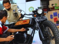 Keren! Kepala Sekolah di Malang Ciptakan Moge Listrik Ramah Lingkungan