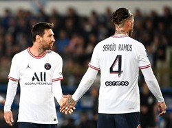 Lionel Messi Marah Usai Kena Tekel Sergio Ramos di Latihan PSG?