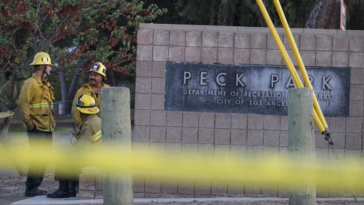 FOTO: Penembakan di Taman Los Angeles AS Diduga Gegara Ricuh Geng