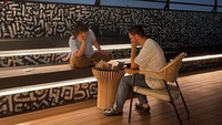 <p>Di bagian rooftop sendiri terdapat spot yang sangat instagramable, nih. Lantai rooftop pun terbuat dari kayu yang membuat area rooftop semakin cantik. (Foto: Instagram: @ariefmuhammad)</p>