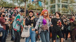 12 Potret Gaya Artis Tanah Air Tampil di Catwalk Citayam Fashion Week
