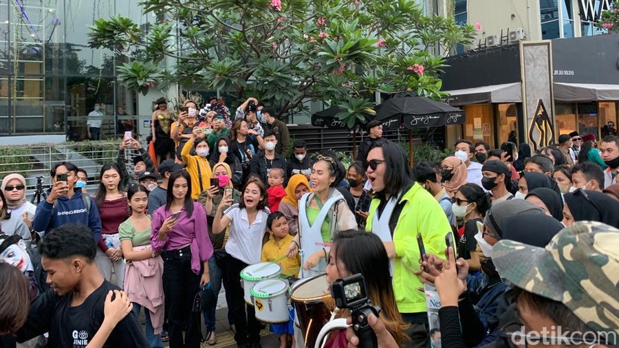 Citayam Fashion Week (Rakha Arlyanto Dharmawan/detikcom)