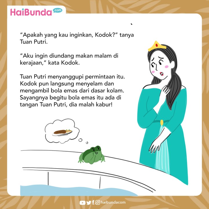 Dongeng Nusantara Kodok dan Tuan Putri