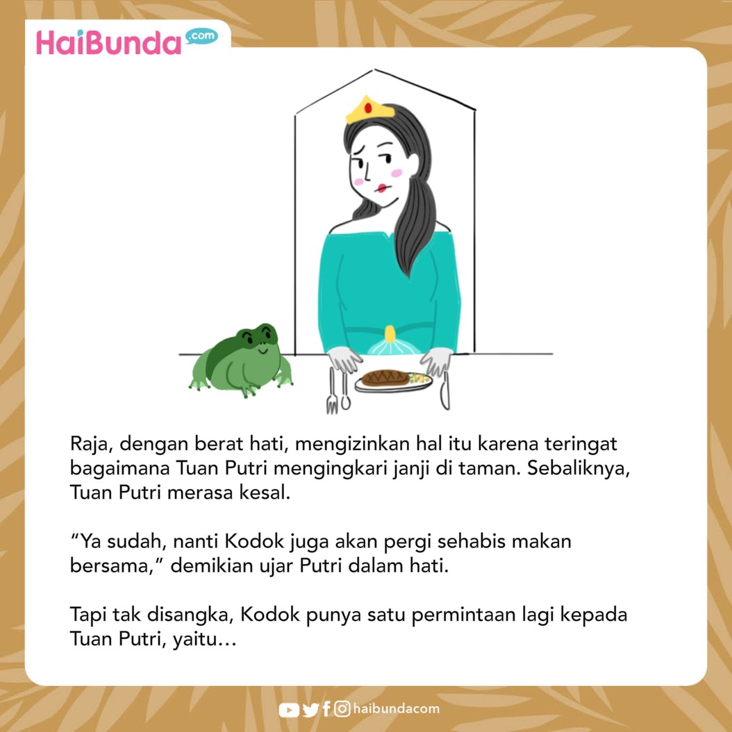 Dongeng Nusantara Kodok dan Tuan Putri