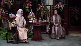 Akrab, Iriana Jokowi Ngeteh Bareng Istri Presiden China