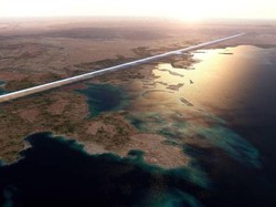 Kota Arab Saudi Berwujud Garis Lurus Dinilai Tak Masuk Akal