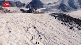 VIDEO: Pemanasan Global, Gletser Pegunungan Alpen Terancam Hilang