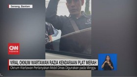 VIDEO: Viral Oknum Wartawan Razia Kendaraan Plat Merah
