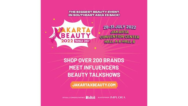 Jakarta x Beauty 2022 yang melibatkan lebih dari 200 merek diselenggarakan Jakarta Convention Center Hall A dan B pada 28-31 Juli.
