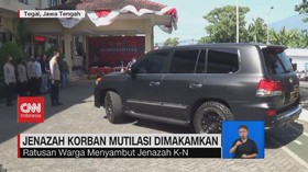 VIDEO: Jenazah Korban Mutilasi Dimakamkan di Tegal