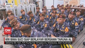 VIDEO: KRI Bima Suci Siap Berlayar Bersama Taruna AL