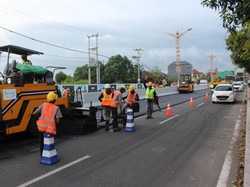 Buntut Proyek Pengaspalan di Badung, Sejumlah Titik Terjadi Kemacetan