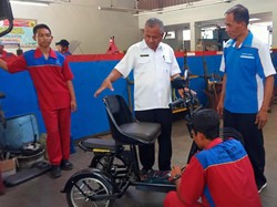 Keren! SMK di Banyuwangi Ciptakan Motor Listrik untuk Difabel