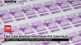 VIDEO: Bea Cukai Bongkar Percetakan Pita Cukai Palsu
