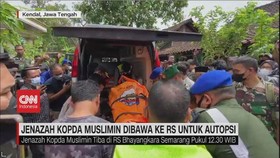 VIDEO: Jenazah Kopda Muslimin Dibawa Ke RS Untuk Autopsi